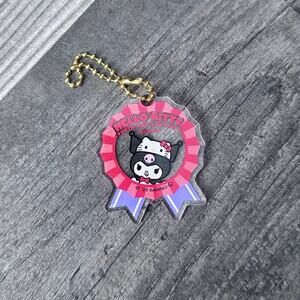 sanrio 50th anniversary kuromi keychain